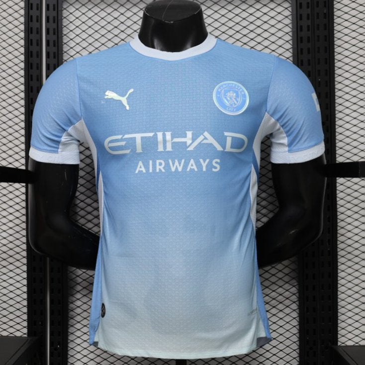 Camiseta Manchester City Local Haaland Player Version - Espalda