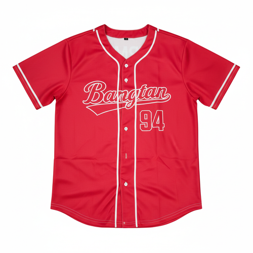 Arirang Jersey BTS rojo fondo blanco