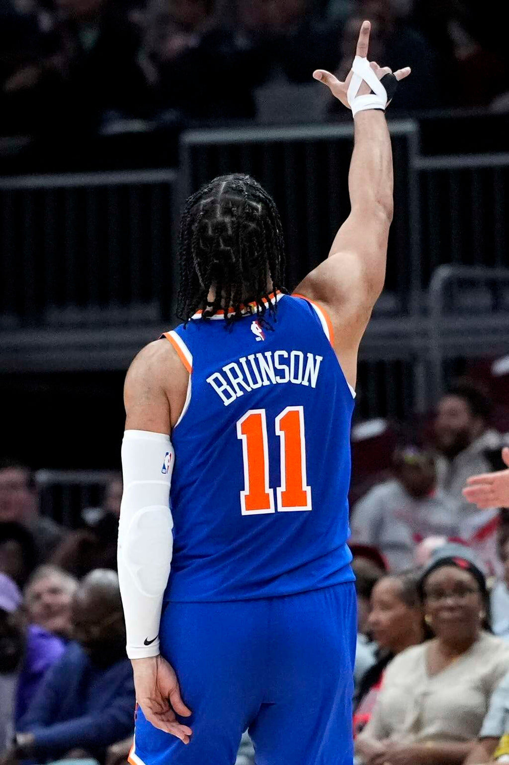 Camiseta New York Knicks Jalen Brunson 11 Blue NBA Nike