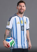 Camiseta Argentina Messi 2026 - Versión Jugador parche dorado