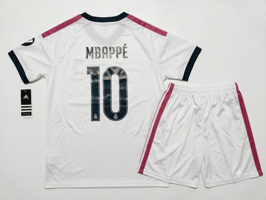 Conjunto Infantil Real Madrid – Kylian Mbappé #10 Temporada 26/27