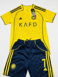 Conjunto Infantil Al Nassr – Cristiano Ronaldo #7
