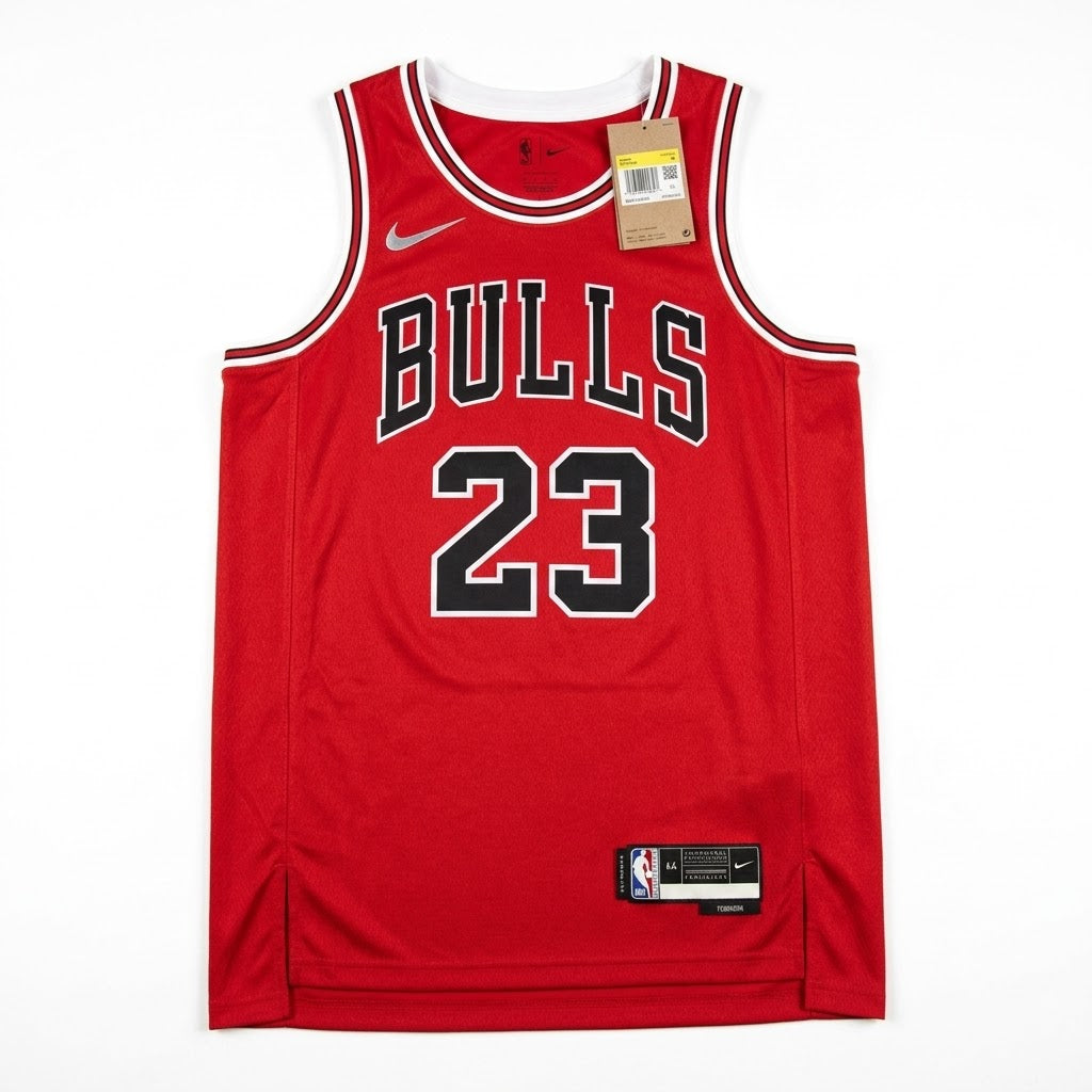 Camiseta Chicago Bulls  – Michael Jordan #23 Roja NBA
